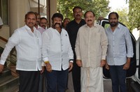 Politicians Watches GPSK Movie at Prasad Lab